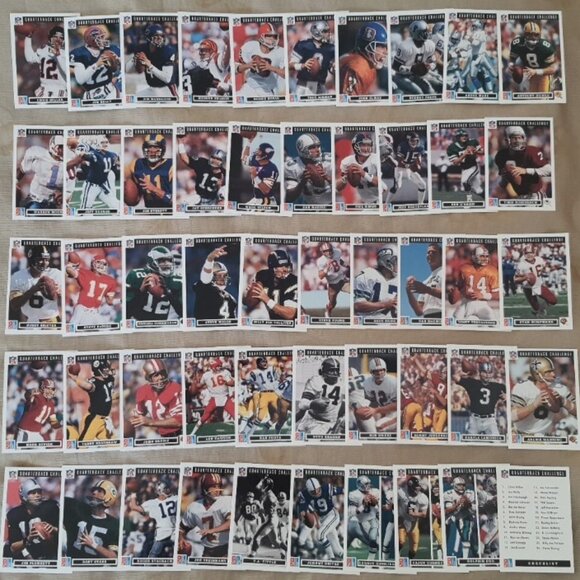 1991 Upper Deck Domino's Pizza Quarterback Challenge 50-Card Set Elway Marino - Picture 1 of 1